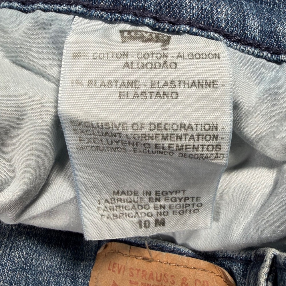 Levi's 515 Bootcut Jeans Womens 10M (FITS 31x31) Blue Medium Wash Stretch Denim - Picture 3 of 12
